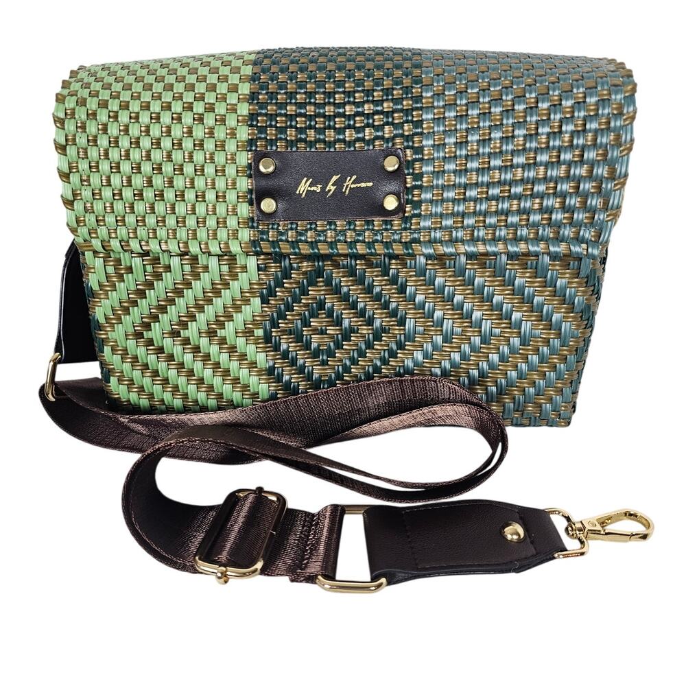 Mavis By Herrera Hand Woven Crossbody- Sustainable